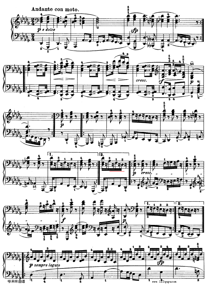 热情奏鸣曲-作品57号(第二十三钢琴奏鸣曲)-贝多芬钢琴曲谱（图16）