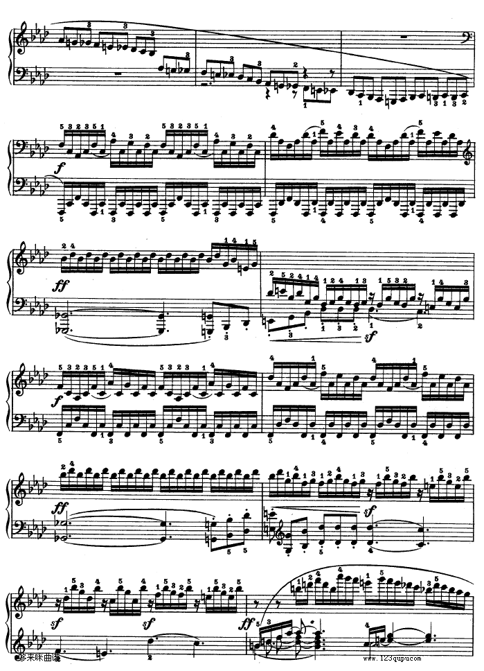 热情奏鸣曲-作品57号(第二十三钢琴奏鸣曲)-贝多芬钢琴曲谱（图11）