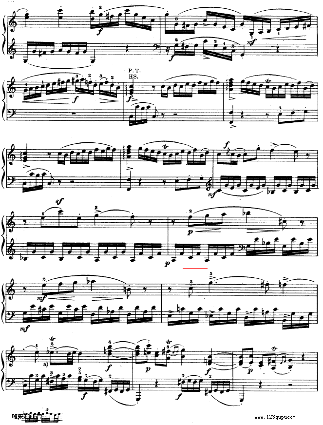 C大调钢琴奏鸣曲 K279-莫扎特钢琴曲谱（图4）