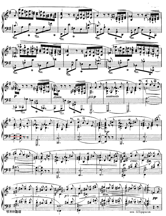 G大调夜曲作品37号 NO.2-肖邦钢琴曲谱（图2）