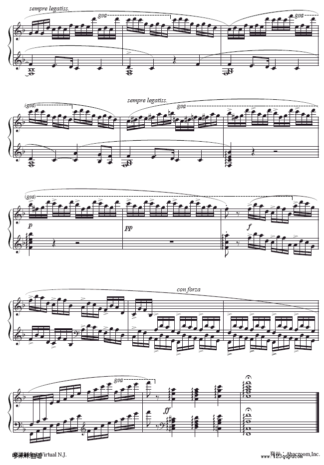 第八练习曲-Etude Op.10-8-肖邦钢琴曲谱（图7）