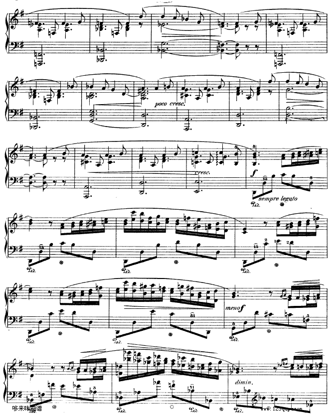G大调夜曲作品37号 NO.2-肖邦钢琴曲谱（图3）