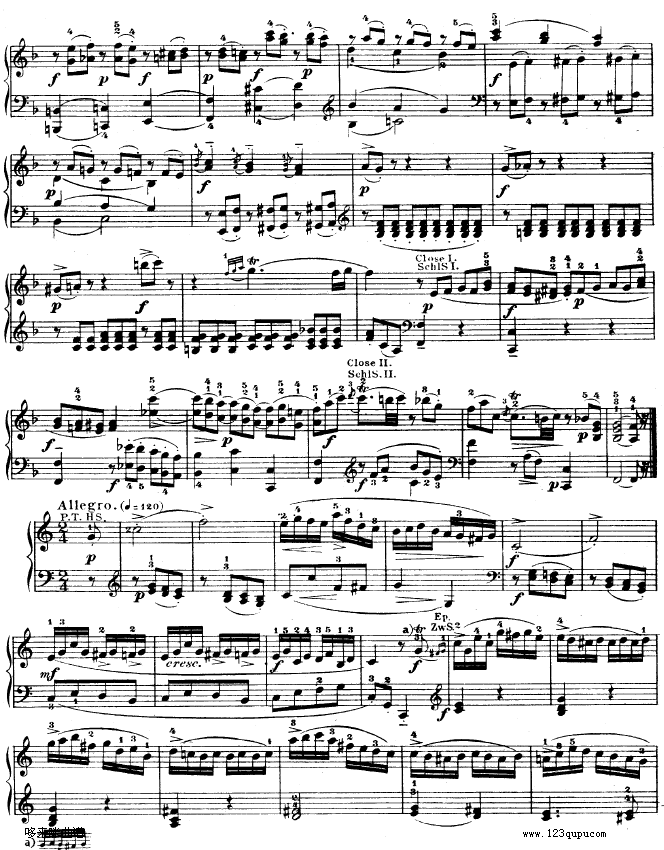 C大调钢琴奏鸣曲 K279-莫扎特钢琴曲谱（图9）