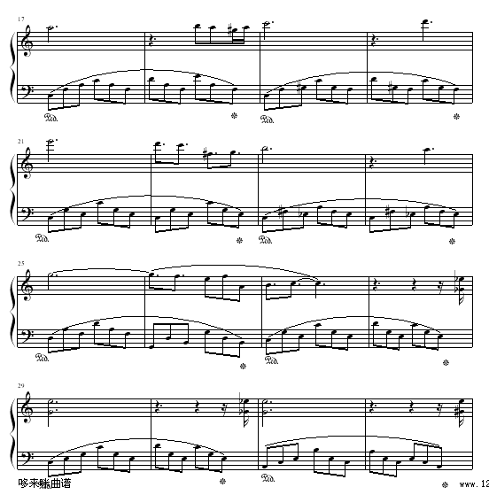 克劳汀幻想曲-马克西姆钢琴曲谱（图2）