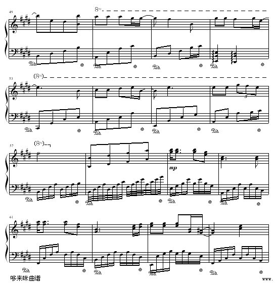 当我俩接触时-克莱德曼钢琴曲谱（图4）