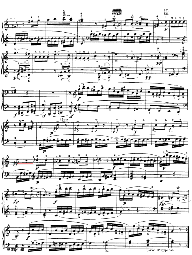 C大调钢琴奏鸣曲 K279-莫扎特钢琴曲谱（图10）