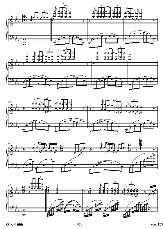 爱你的那一天-克莱德曼钢琴曲谱（图2）