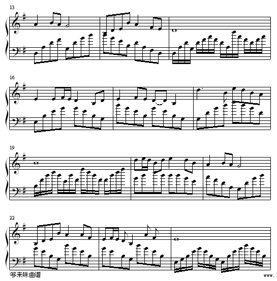 为了谁-中国名曲钢琴曲谱（图2）
