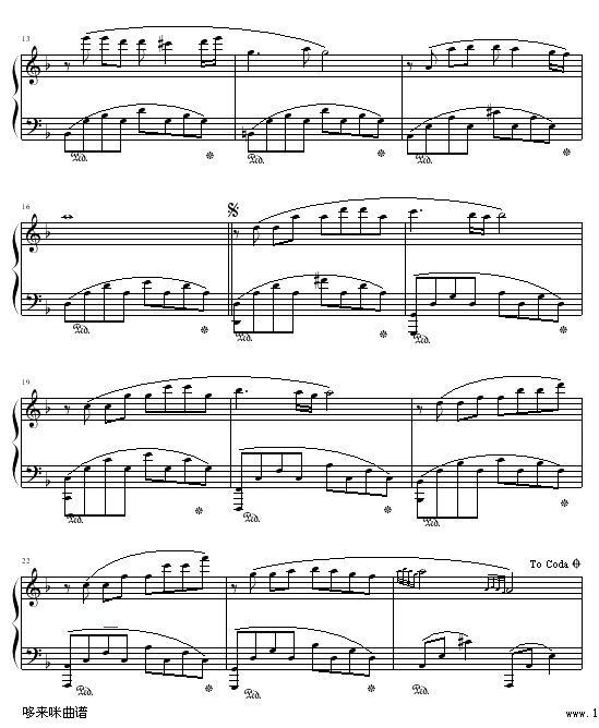 四季之冬-班得瑞钢琴曲谱（图2）