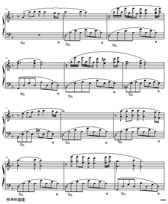 四季之冬-班得瑞钢琴曲谱（图3）