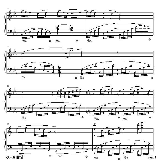 歌唱-克莱德曼钢琴曲谱（图3）