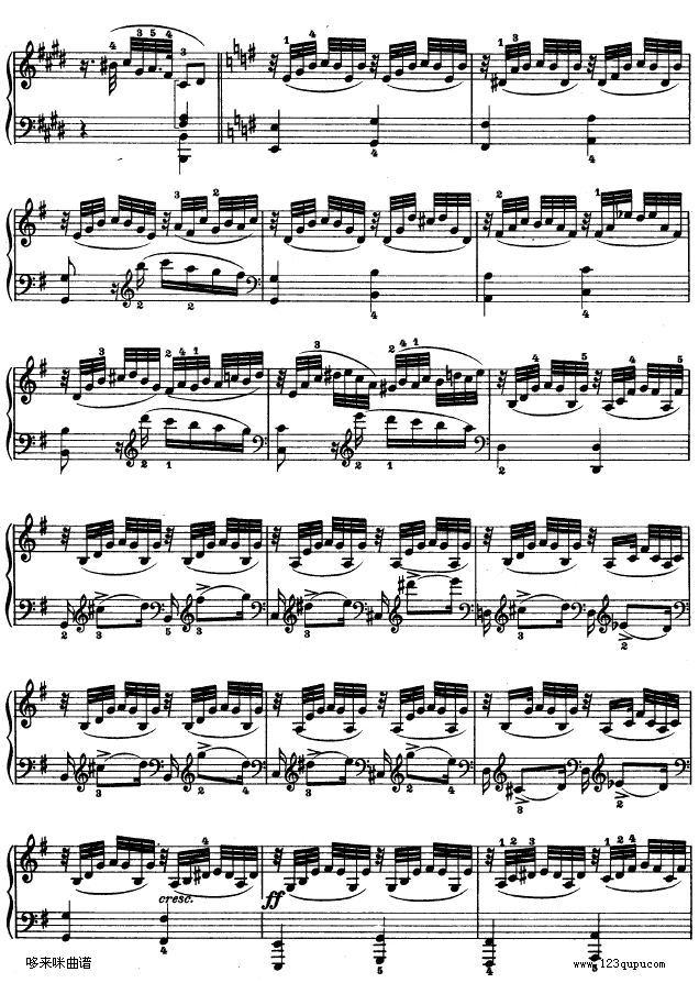 第三钢琴奏鸣曲 -Op.2 No.3-贝多芬钢琴曲谱（图11）
