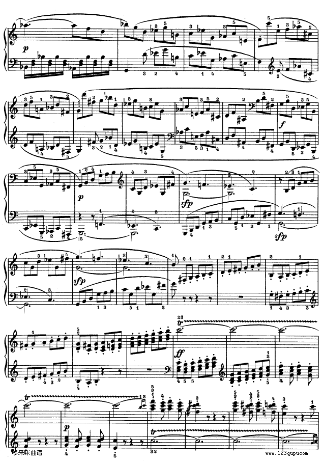 第三钢琴奏鸣曲 -Op.2 No.3-贝多芬钢琴曲谱（图25）