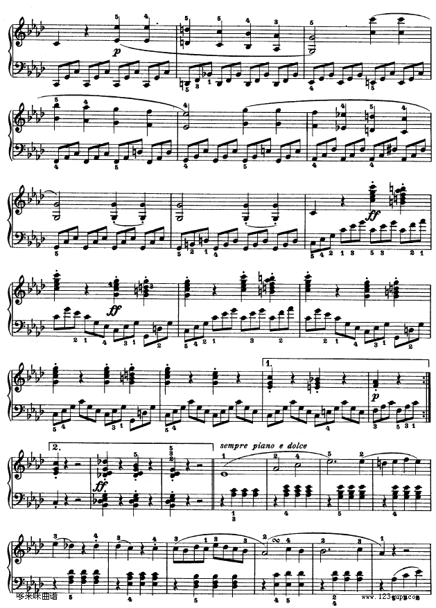 f小调第一钢琴奏鸣曲-贝多芬钢琴曲谱（图13）