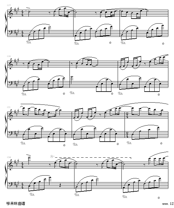 理查德钢琴曲杂集-克莱德曼钢琴曲谱（图10）