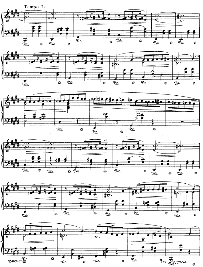 钢琴圆舞曲64-2-肖邦钢琴曲谱（图5）