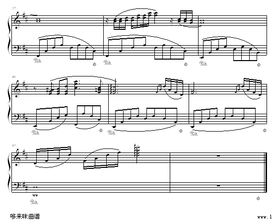 爱的誓言-克莱德曼钢琴曲谱（图4）