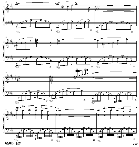 爱的誓言-克莱德曼钢琴曲谱（图2）