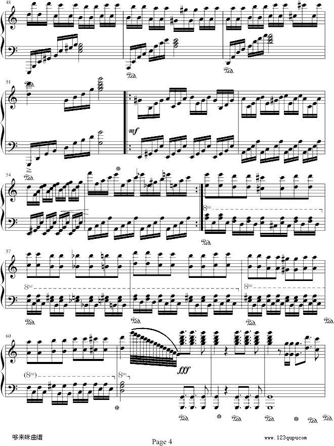 Wonderland-马克西姆钢琴曲谱（图4）