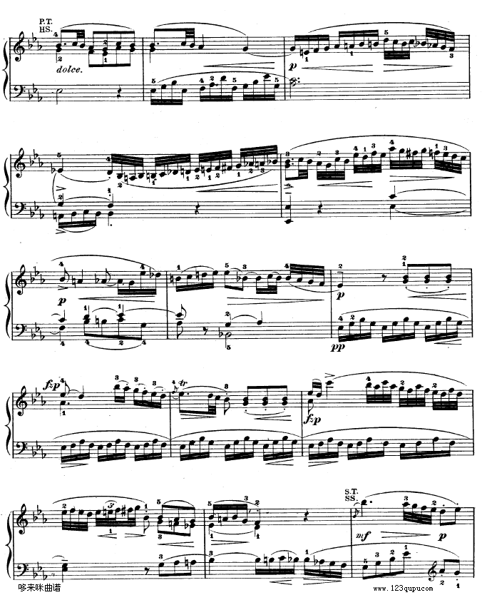 降B大调奏鸣曲 kv333-莫扎特钢琴曲谱（图11）