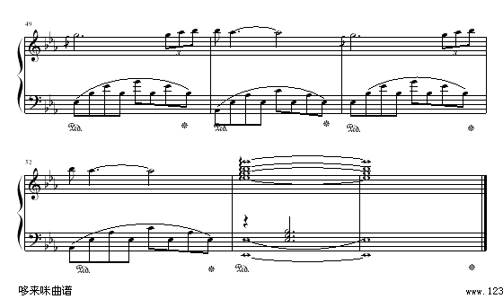 无尽的爱-班得瑞钢琴曲谱（图5）