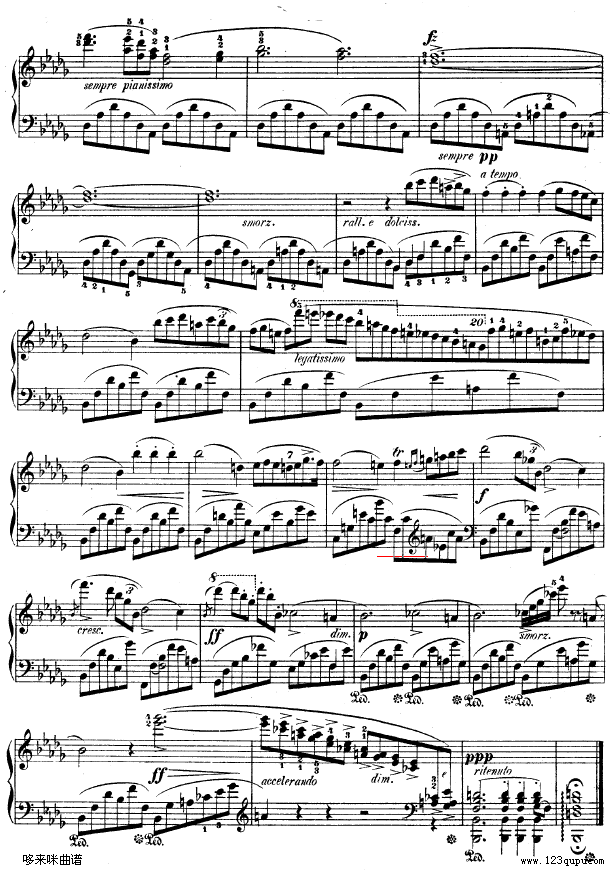 夜曲No.1 - Op.9-1-肖邦钢琴曲谱（图4）