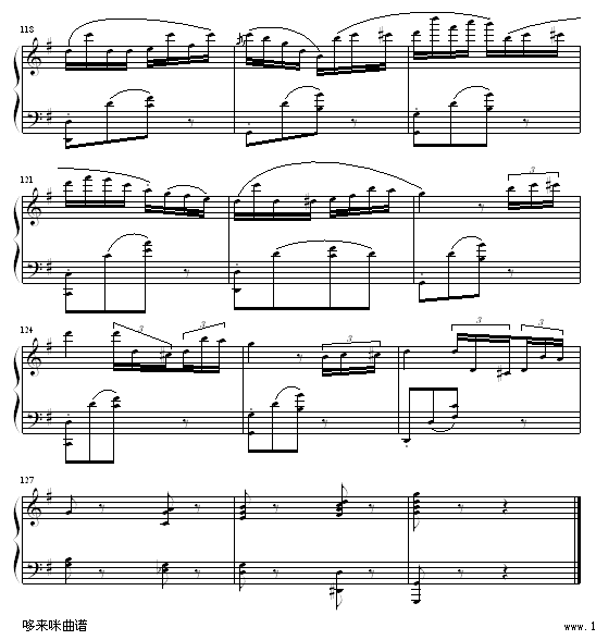 喷泉-博姆钢琴曲谱（图9）