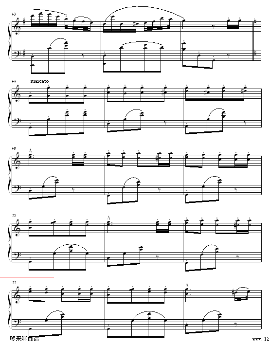 喷泉-博姆钢琴曲谱（图4）