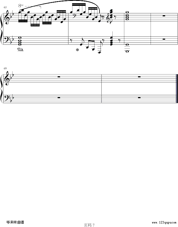 练习曲　NO.14-车尔尼钢琴曲谱（图7）