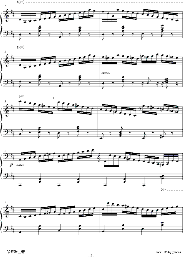 练习曲-Op.740 No.3-车尔尼钢琴曲谱（图2）