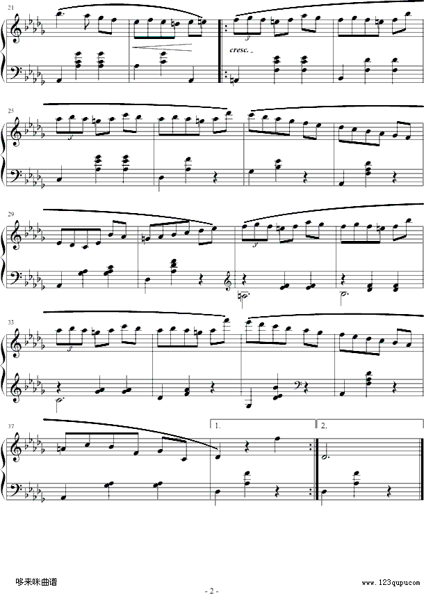 WALTZ op.61 no.1-肖邦钢琴曲谱（图2）