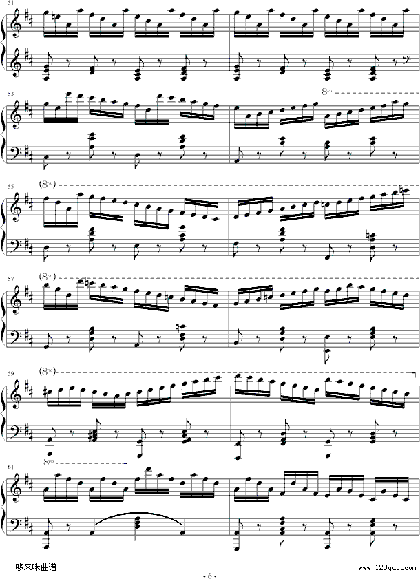 练习曲-Op.740 No.3-车尔尼钢琴曲谱（图6）