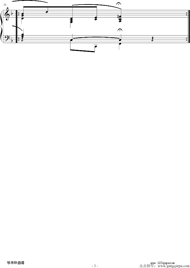 梦幻曲-舒曼钢琴曲谱（图3）