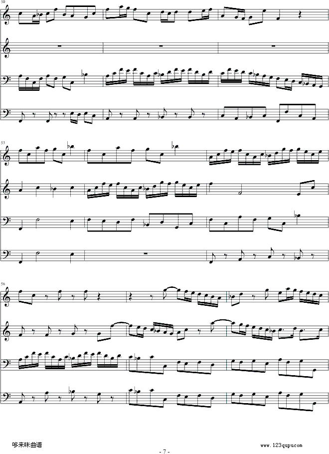 Circus-巴赫钢琴曲谱（图7）