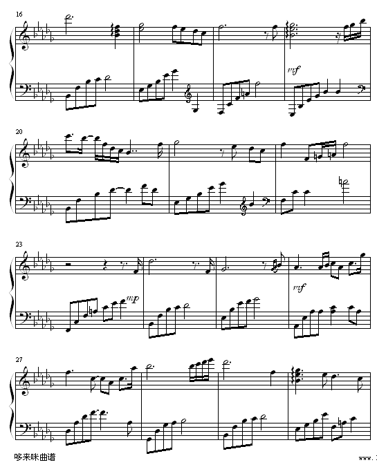 眼泪钢琴曲Tears（一往琴声）改-Daydream钢琴曲谱（图2）