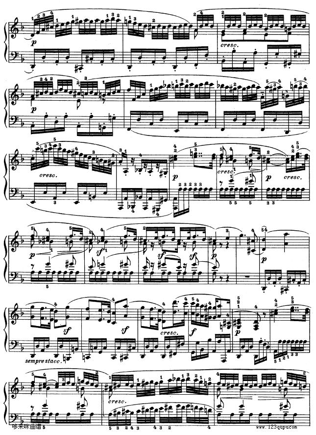 第十五钢琴奏鸣曲-（Op.28）-贝多芬钢琴曲谱（图13）