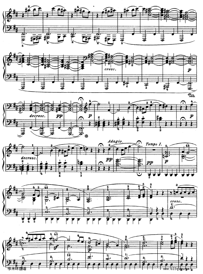 第十五钢琴奏鸣曲-（Op.28）-贝多芬钢琴曲谱（图6）