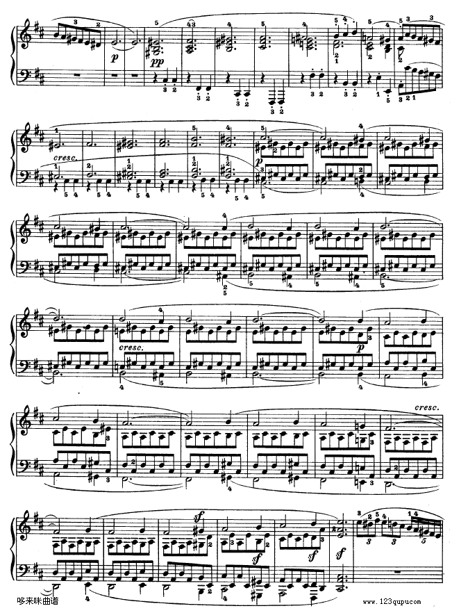 第十五钢琴奏鸣曲-（Op.28）-贝多芬钢琴曲谱（图2）