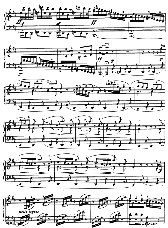 第十五钢琴奏鸣曲-（Op.28）-贝多芬钢琴曲谱（图20）