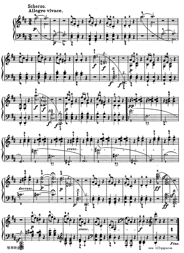 第十五钢琴奏鸣曲-（Op.28）-贝多芬钢琴曲谱（图15）