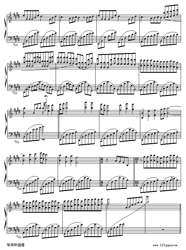 偶然的相遇-克莱德曼钢琴曲谱（图2）