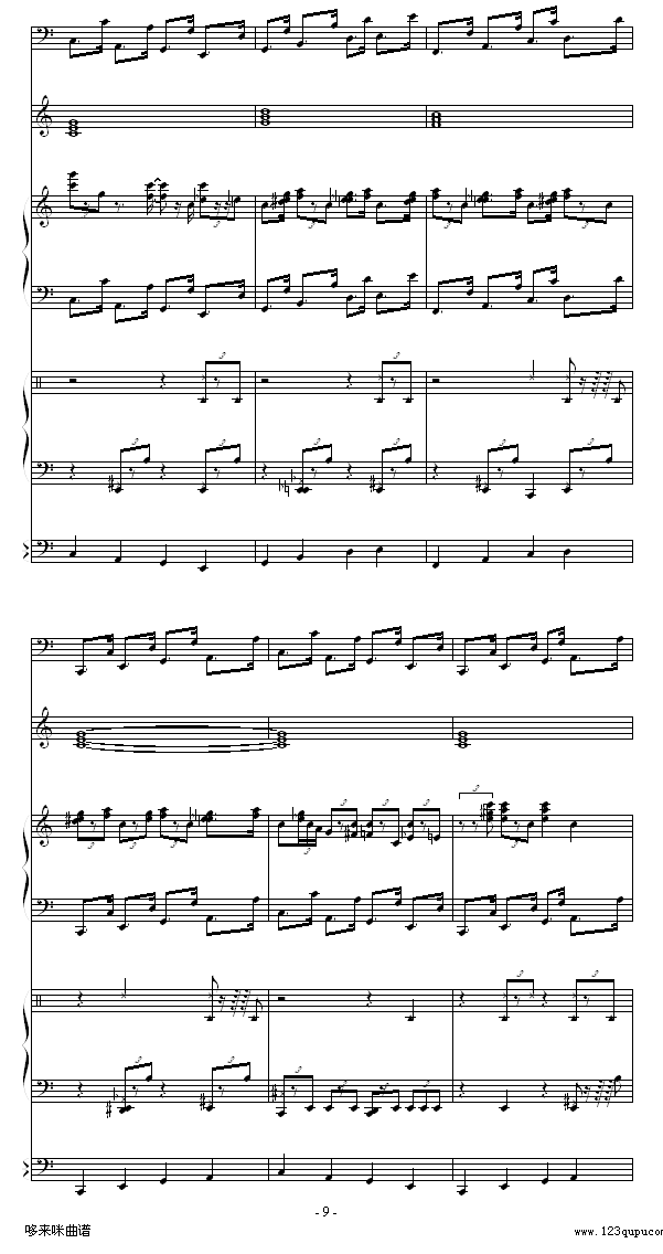 回忆的旋律-克莱德曼钢琴曲谱（图9）