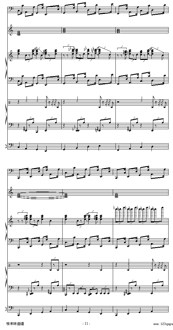 回忆的旋律-克莱德曼钢琴曲谱（图11）