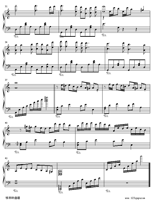 莎芭女王-(哈迪版)-劳伦特钢琴曲谱（图3）