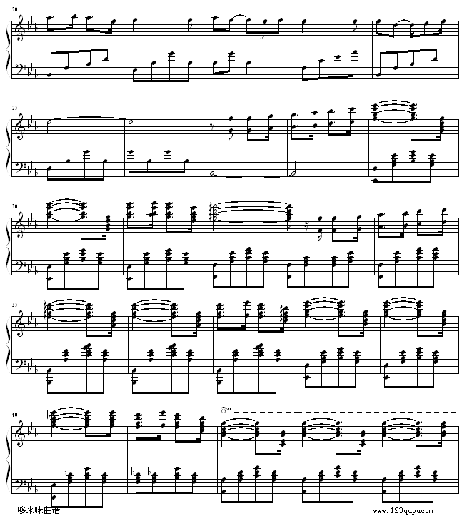 心的冲动-克莱德曼钢琴曲谱（图2）
