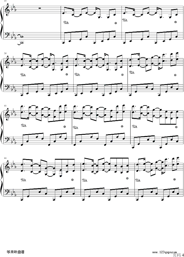 古巴-马克西姆钢琴曲谱（图4）