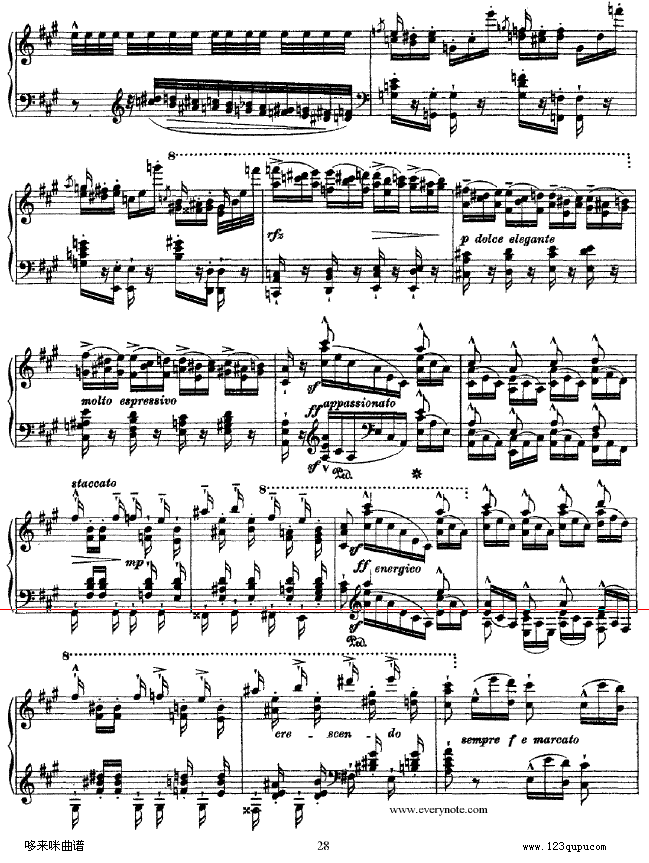 钟声大幻想曲-李斯特钢琴曲谱（图28）