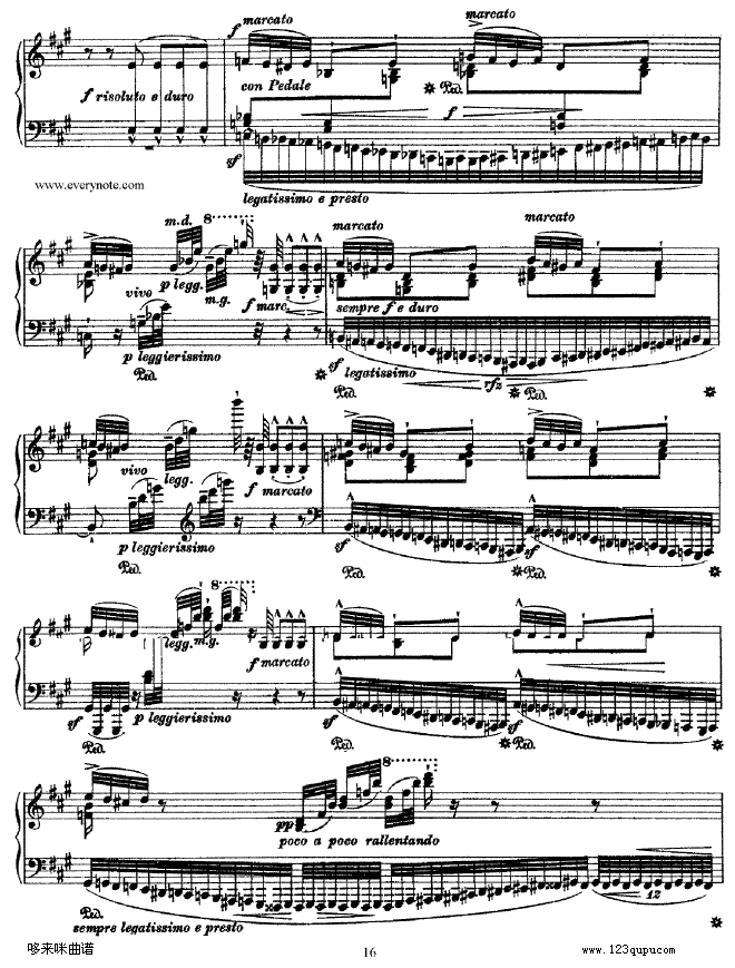 钟声大幻想曲-李斯特钢琴曲谱（图16）