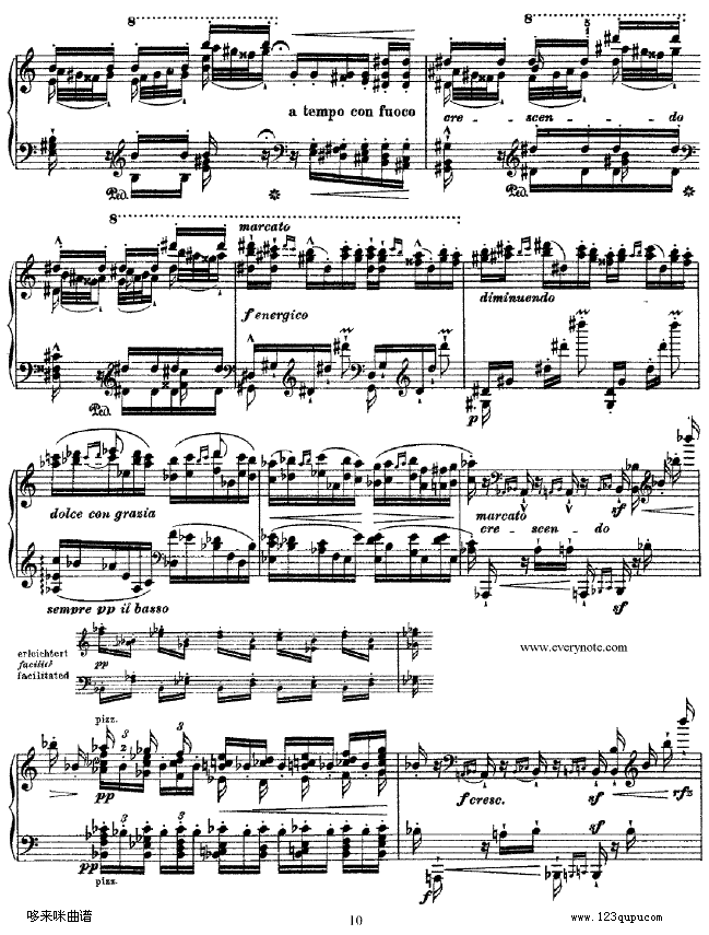 钟声大幻想曲-李斯特钢琴曲谱（图10）