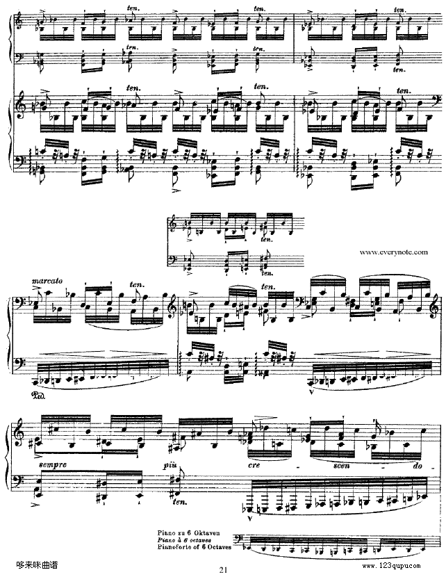 钟声大幻想曲-李斯特钢琴曲谱（图21）
